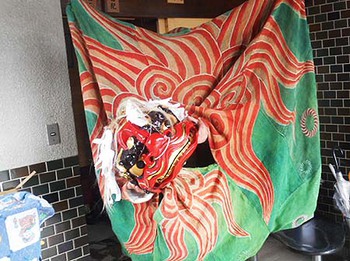 我家にも『獅子舞』が来た～ ^^