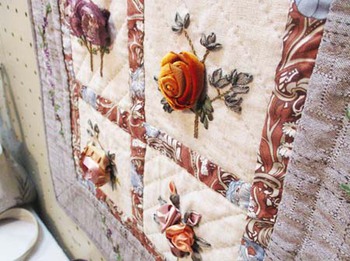 『パッチワーク＆リボン刺繍作品展』に行ってきました ^^