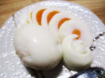 ゆで卵の『ぬか漬け』 ^^