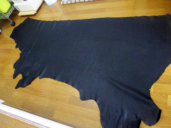『黒いレザー』半裁で買っちゃった ^^