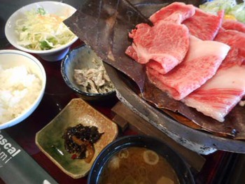 パスカル清見さんの『飛騨牛味噌焼き』 ^^