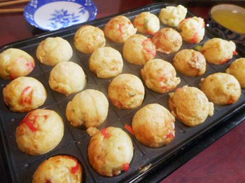 『たこ焼き』大分コツがつかめてきたぞ ^^