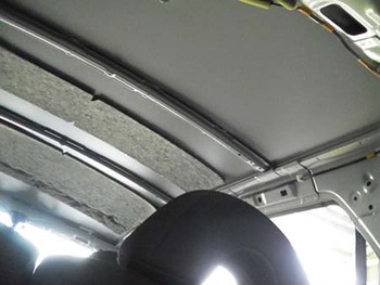 車の中の天井　綺麗にしました。^^