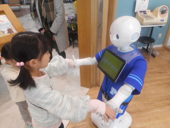 ペッパー君と… ^^