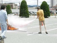 文化会館　避難訓練