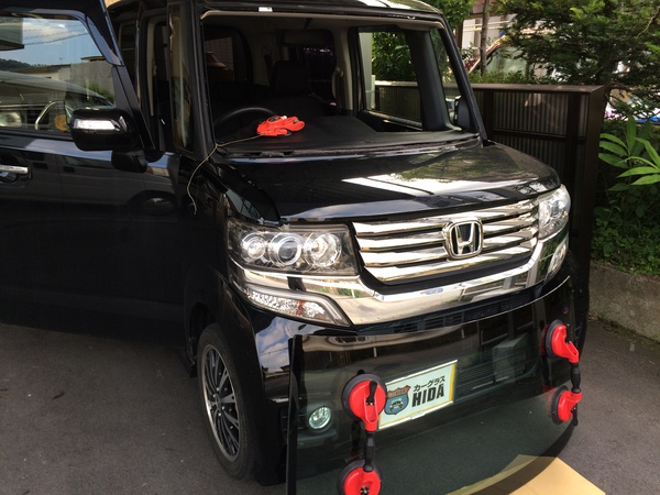熱反射ガラス　モニター様施工車両ご紹介　第一弾