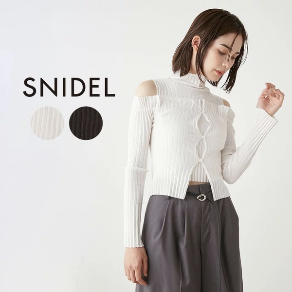 ///SNIDEL 23年 秋の新作ニット紹介///