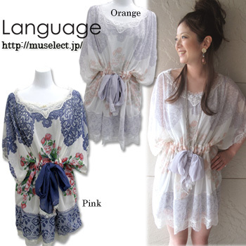 Languageフェアー★フラワーシフォン他新作入荷！
