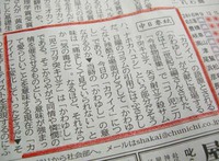 目からウロコの今朝の中日新聞。ようやく理解しました。
