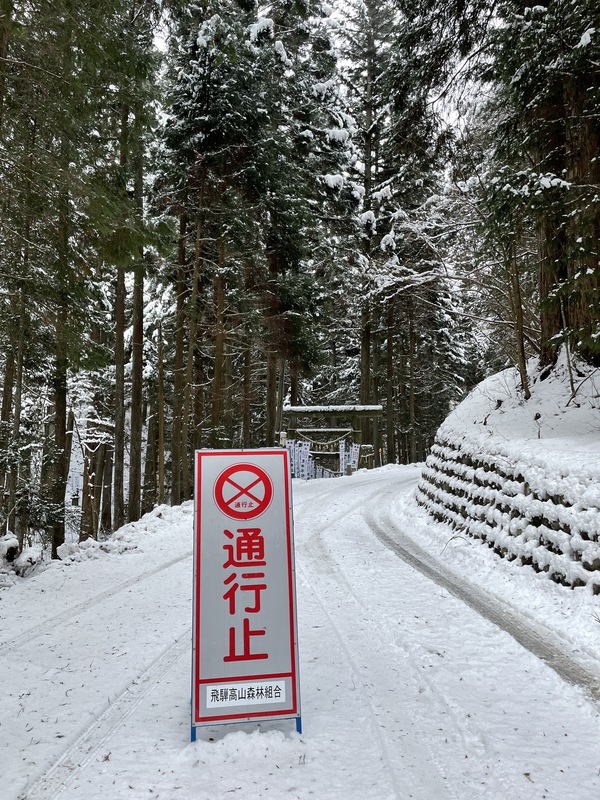 凍ってました…