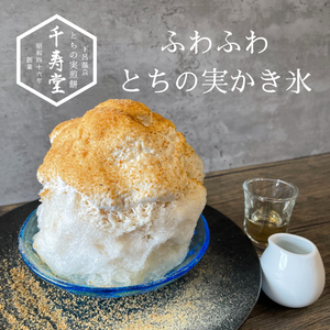 下呂温泉【夏限定】ふわふわとちの実かき氷