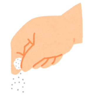 塩ひとつまみってどれくらい ドュース フレール 高山市のエステサロン