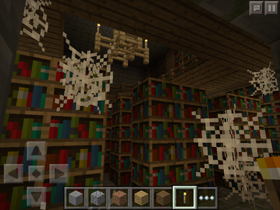 MCPE Library In Stronghold