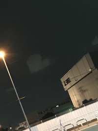 ハートの雲発見！！！ 2018/06/17 22:07:10