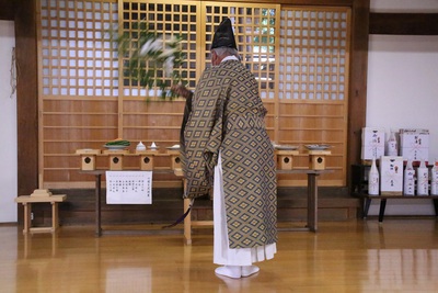 御前山の山開き式を行いました