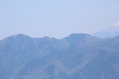 御前山・御嶽山遠望
