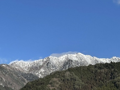 よく雪が降ります