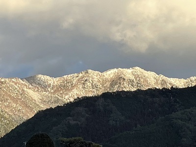 よく雪が降ります