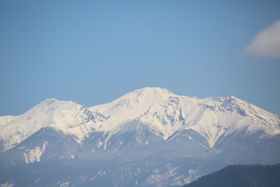 御前山遠望・御嶽・白山