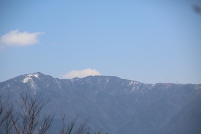 御前山遠望・御嶽・白山