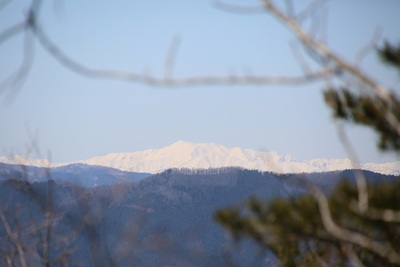 御前山遠望・御嶽・白山