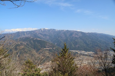 御前山遠望・御嶽・白山