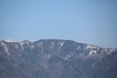 御前山遠望・御嶽・白山