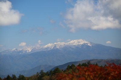 高山は冬の装い