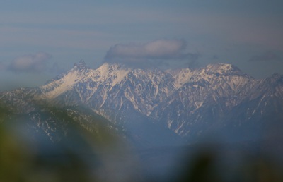 高山は冬の装い