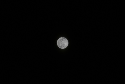 今年最初の満月