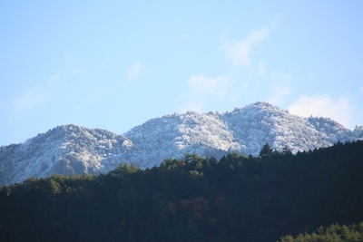 御前山冠雪