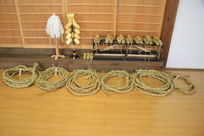 注連縄作りをしました