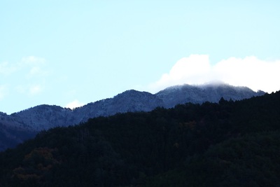 御前山初雪