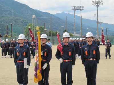 優勝！消防団