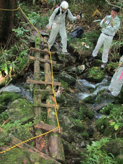 登山道の整備作業をしました