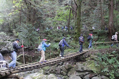 御前山代参・区民登山