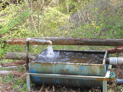水場の修理