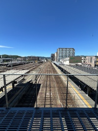 高山駅にて