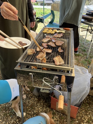 とめべったり、送別会バーベキュー