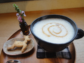 カラメル豆乳