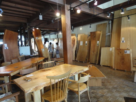 一枚板テーブル展