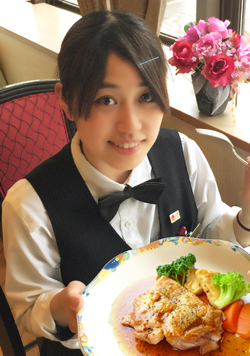 ❤ひめランチ❤　チキンソテースパイシーソース　今日のランチ　5月14日