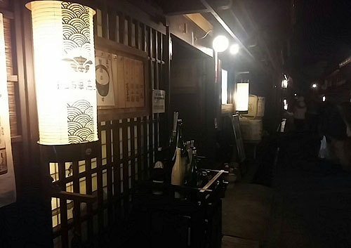 提灯ライトアップ