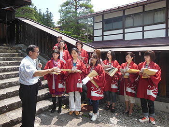 おもてなでしこ研修会　東山寺院にて