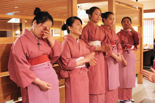 涙の別れ､､､中国実習生 帰国します。2014 春