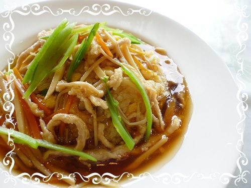 豚肉と五目野菜のあんかけ炒飯