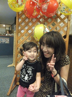 ちなつちゃん2歳　目が硬いです