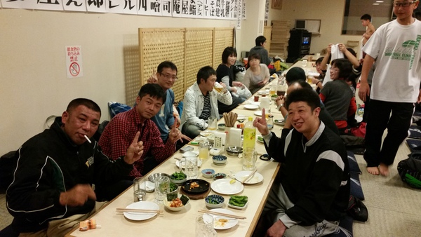高山ミニバスケットボールクラブ男子　県大会　祝勝会