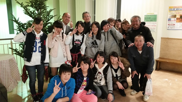 日枝中女子バレーボール三年生の皆さん