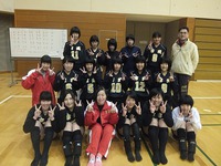 吉城高校　女子バレーボールの皆さん